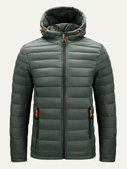 VogeLuxe | Women’s Hooded Quilted Full Zip Puffer Jacket