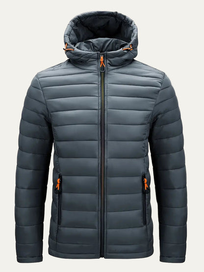 VogeLuxe | Women’s Hooded Quilted Full Zip Puffer Jacket