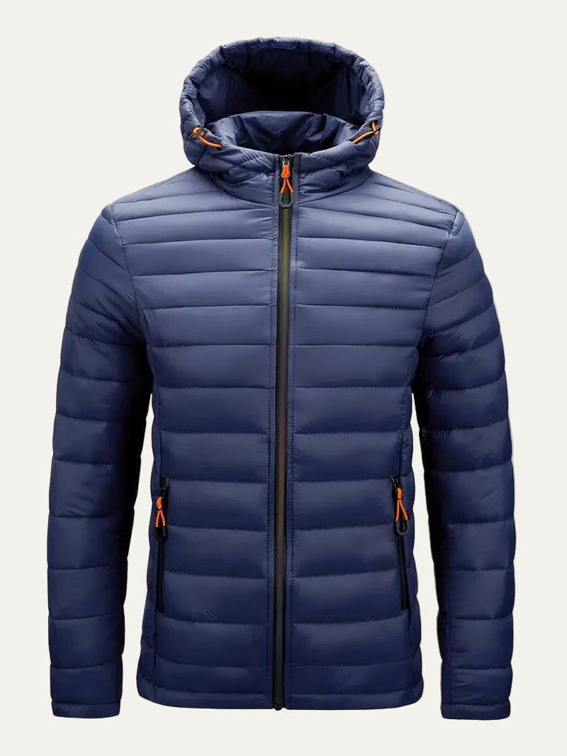 VogeLuxe | Women’s Hooded Quilted Full Zip Puffer Jacket