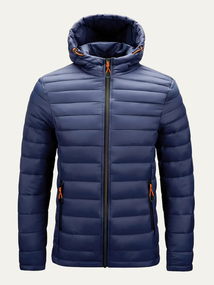 VogeLuxe | Women’s Hooded Quilted Full Zip Puffer Jacket