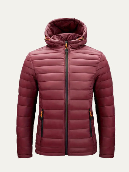 VogeLuxe | Women’s Hooded Quilted Full Zip Puffer Jacket