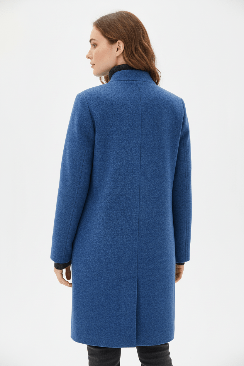 VogeLuxe | Women’s Long A Line Hooded Button Coat