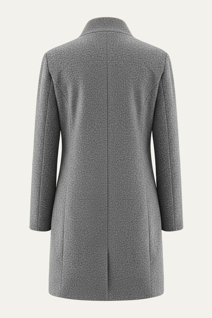 VogeLuxe | Women’s Long A Line Hooded Button Coat