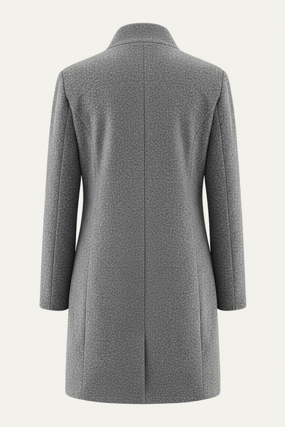 VogeLuxe | Women’s Long A Line Hooded Button Coat