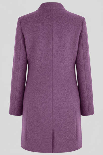 VogeLuxe | Women’s Long A Line Hooded Button Coat