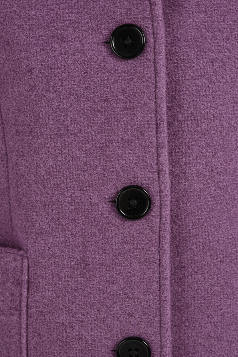 VogeLuxe | Women’s Long A Line Hooded Button Coat