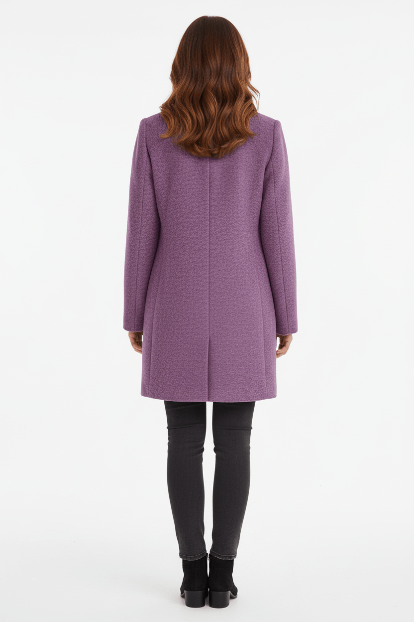 VogeLuxe | Women’s Long A Line Hooded Button Coat