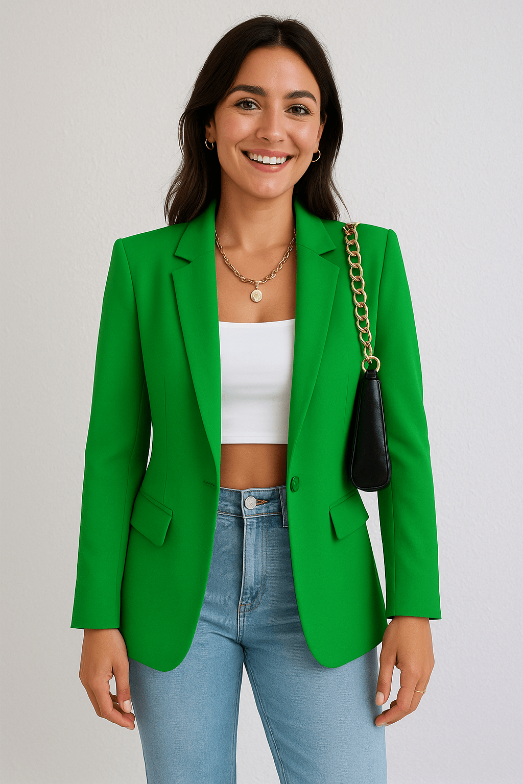 Slim Fit Women's Blazer Jacket - VogeLuxe