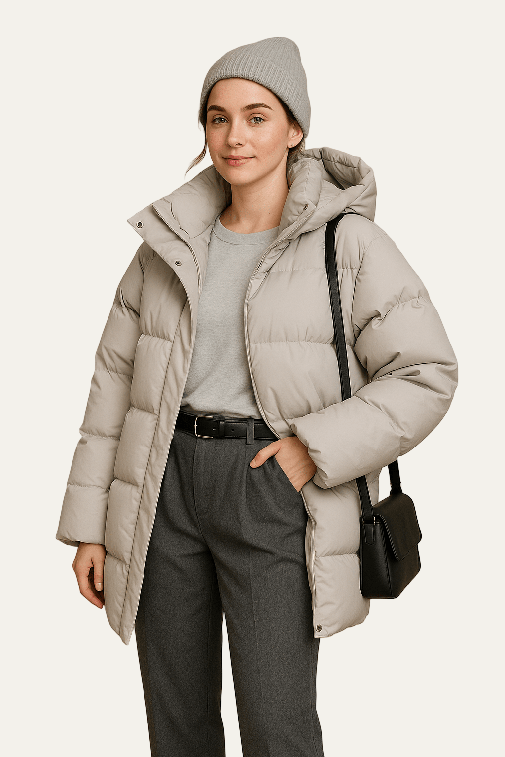 VogeLuxe | Women’s Double Breasted Sophisticated Trench Coat