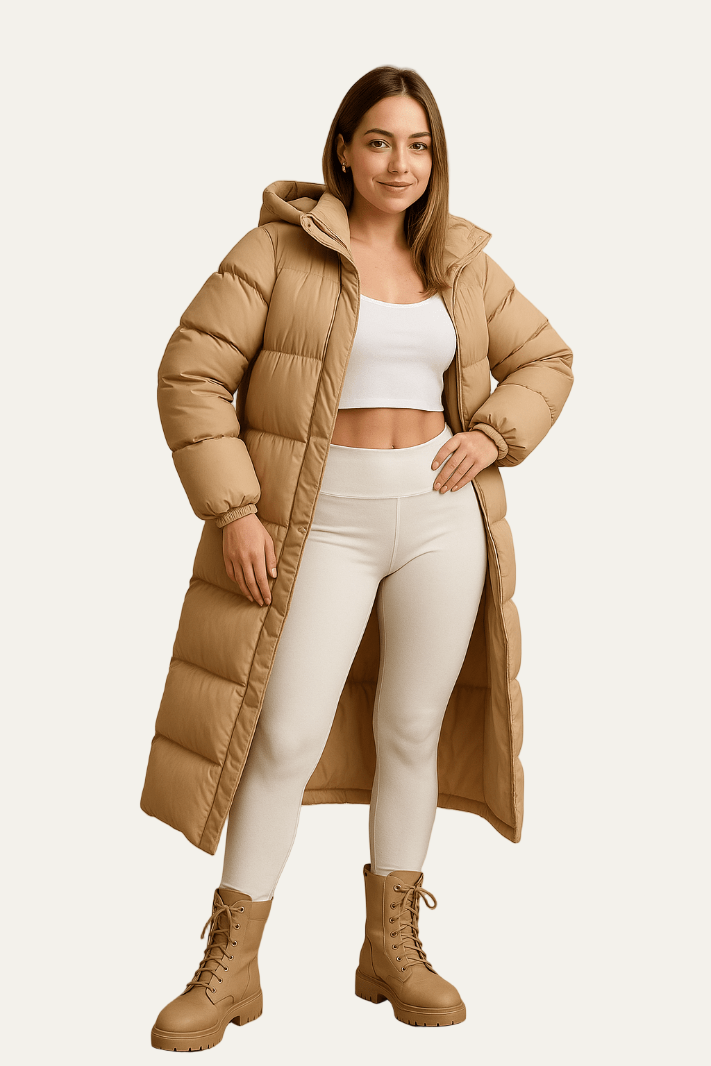 VogeLuxe | Women’s Cable Knit Zip Up Stand Collar Jacket