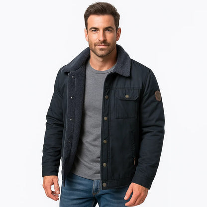 VogeLuxe | Men’s Sherpa Lined Utility Jacket