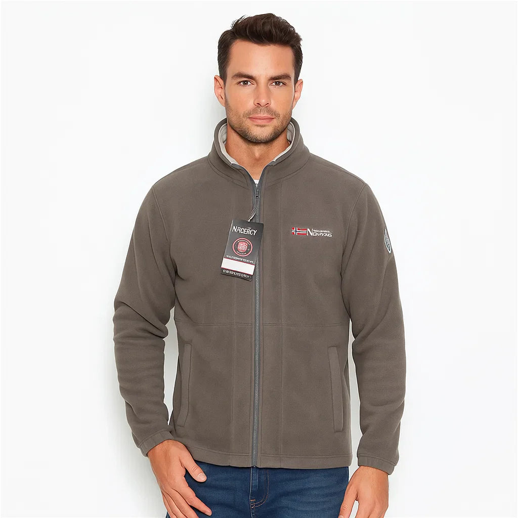 VogeLuxe | Men’s Soft Fleece Zip Jacket
