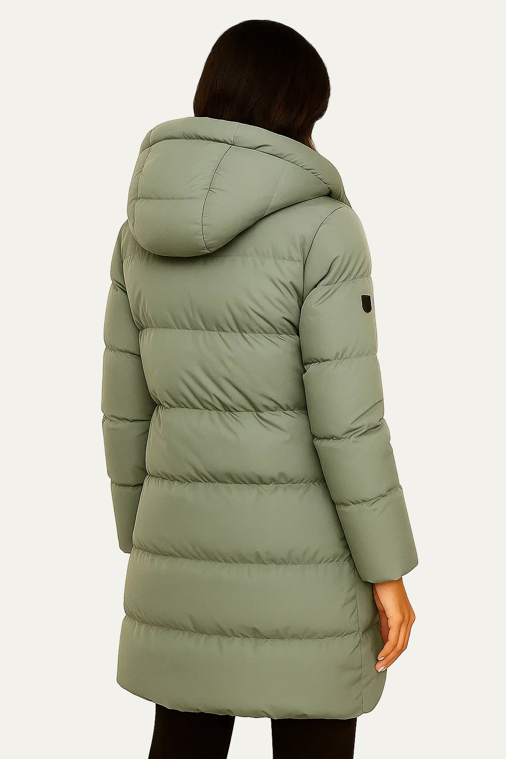 VogeLuxe | Women’s Insulated Long Quilted Hooded Puffer Coat