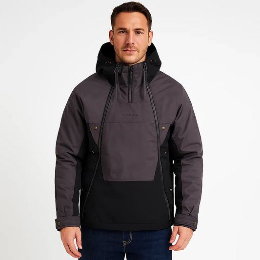 VogeLuxe | Men’s Technical Pullover Anorak Jacket