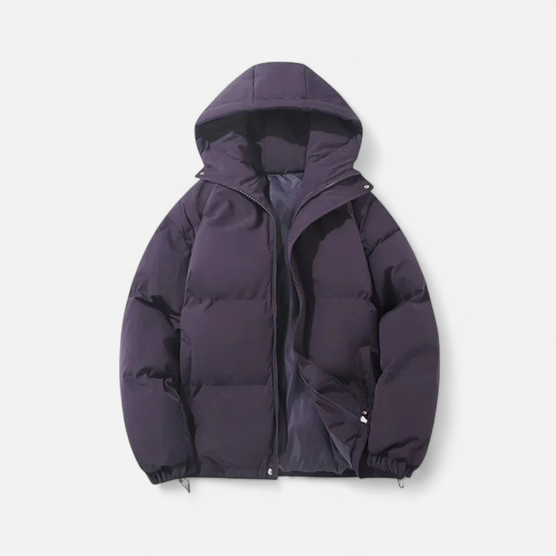 Warm Water Resistant Puffer Hoodie Jacket - VogeLuxe