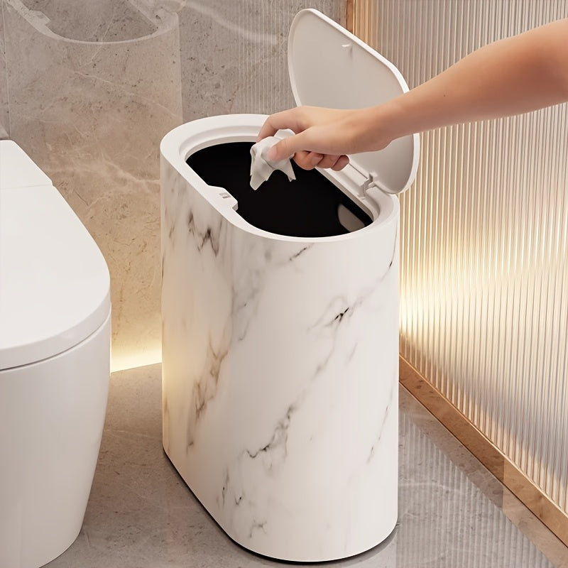 Luxury Stone Effect Waste Bin with Lid