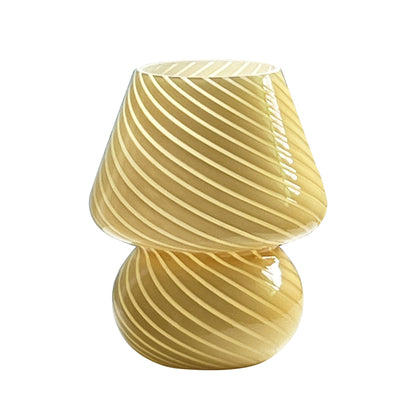 Colorful Glass Funnel Table Lamp