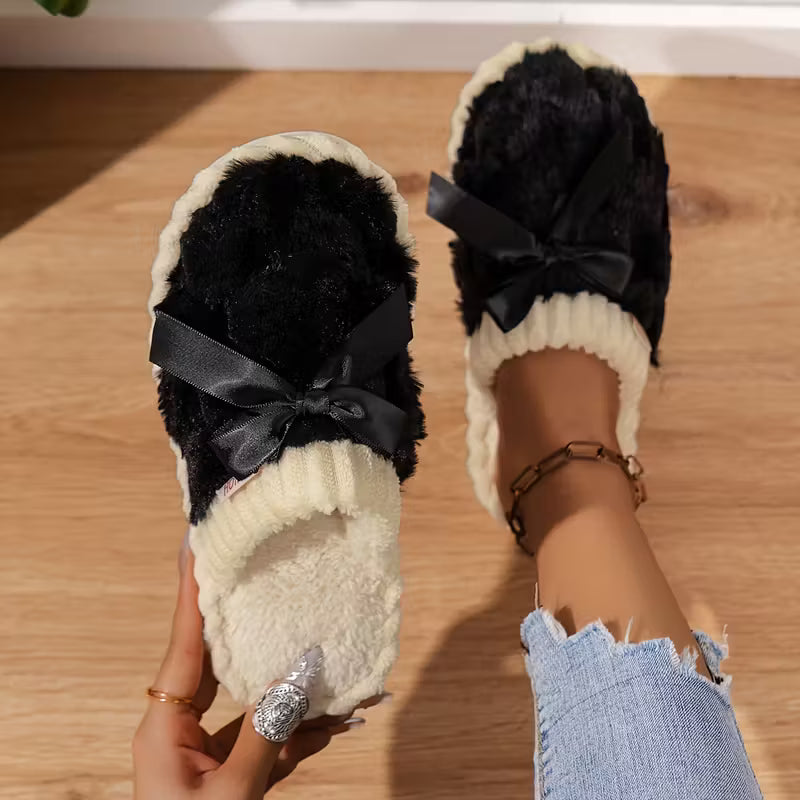 Cozy Plush Women's Slippers – Comfortable Fuzzy Home Shoes