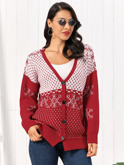 Warm Winter Cable Knit Cardigan - VogeLuxe