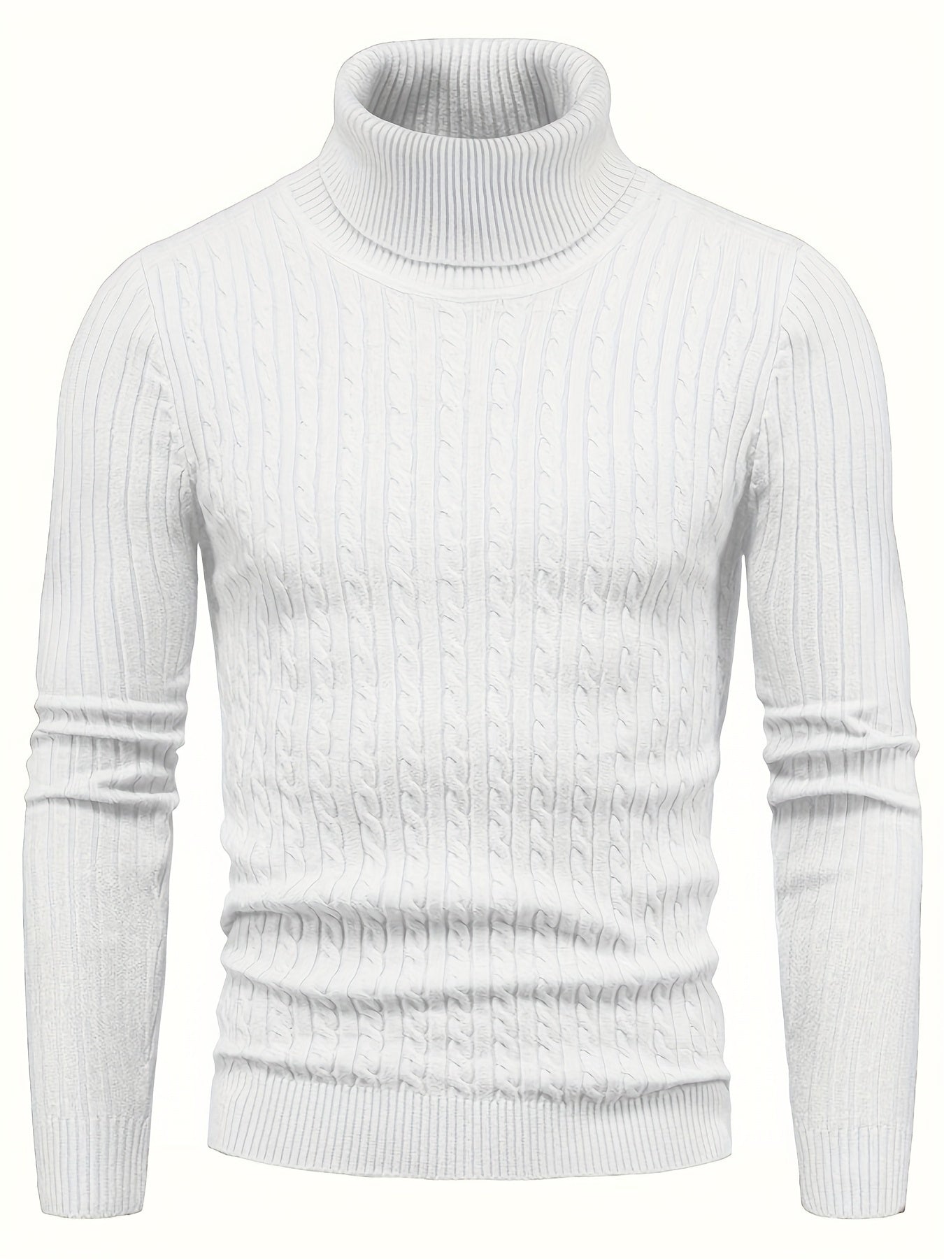 Cozy Mens Crew Neck Warm Sweater