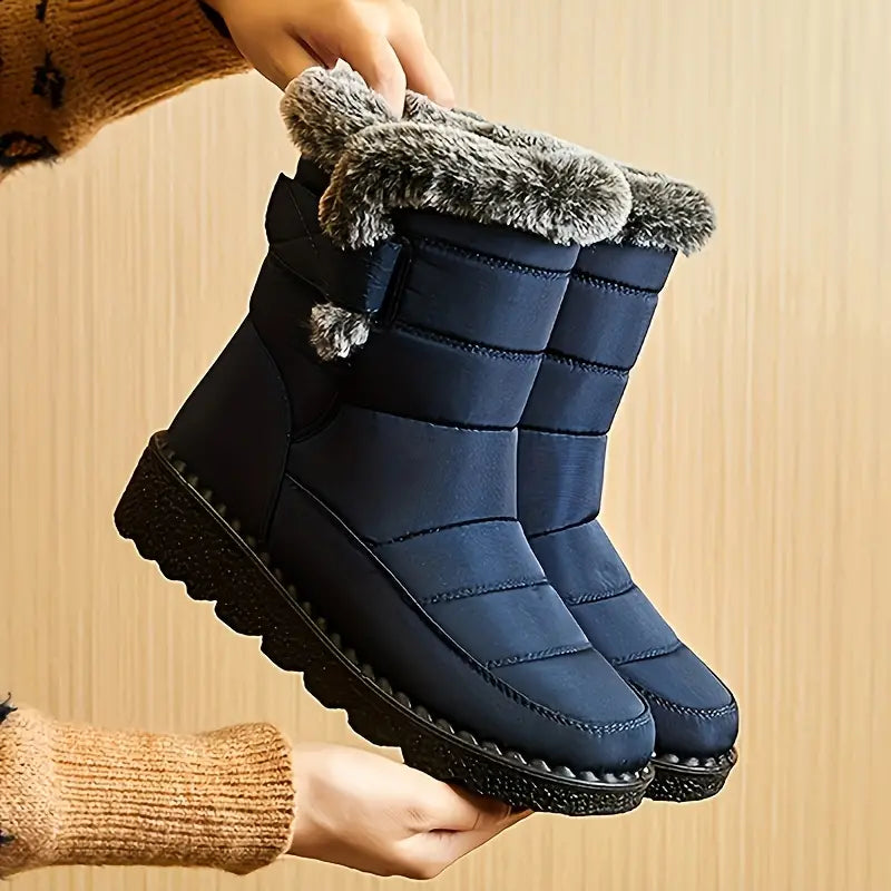 Warm Insulated Snow Boots for Women - VogeLuxe