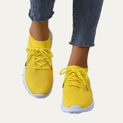 VogeLuxe | Women’s Rhinestone Accent Platform Casual Sneakers