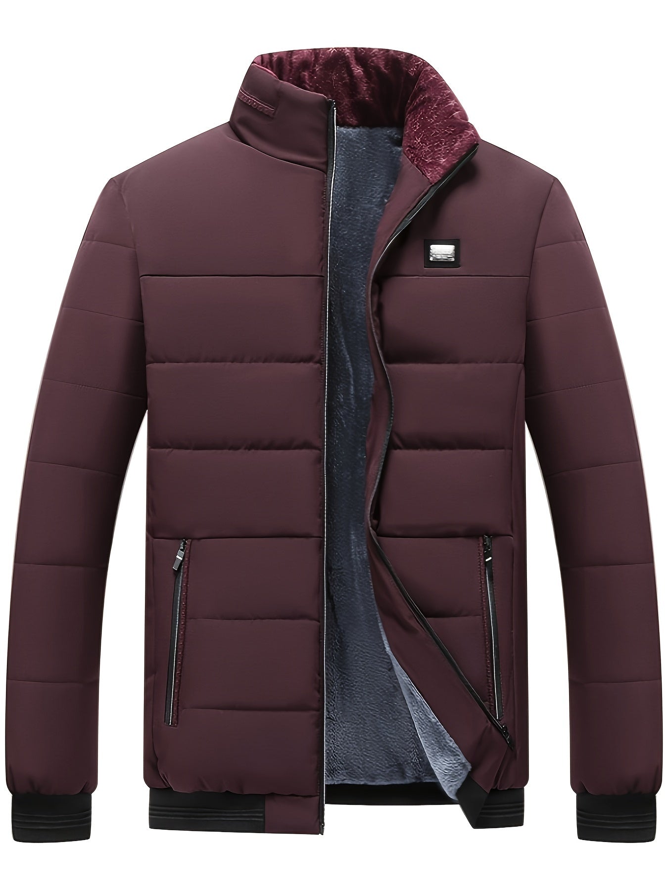 VogeLuxe | Men’s Fleece Lined Quilted Puffer Jacket