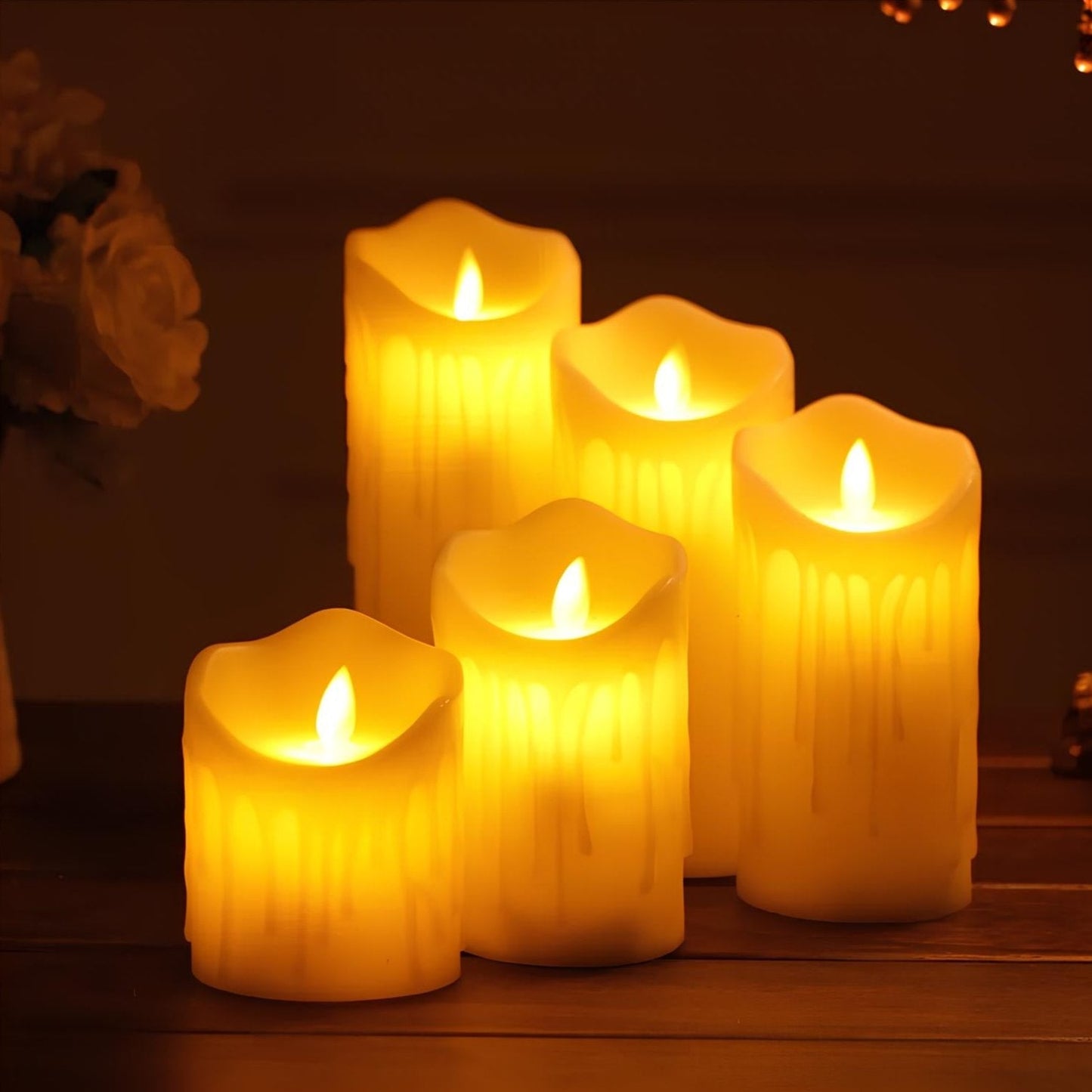 Battery Operated LED Faux Candles