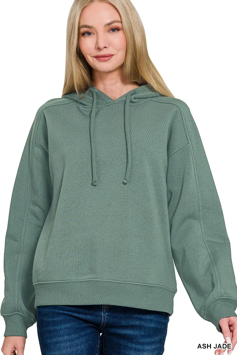 Cozy Large Fleece Sweatshirt with Pockets - BritishElegance