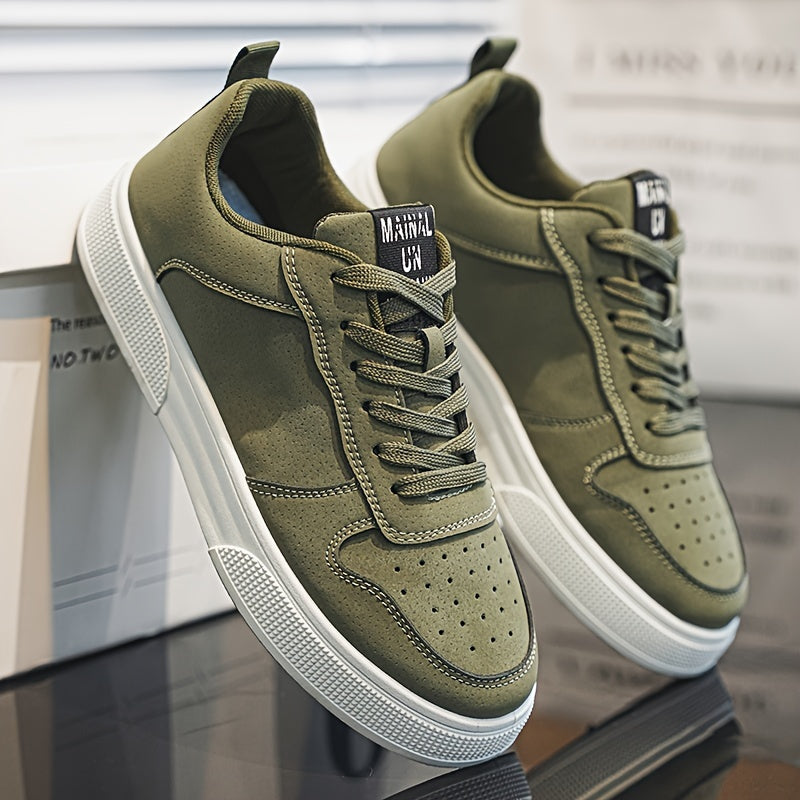 Comfy Men's Low Top Lace Up Casual Shoes - BritishElegance