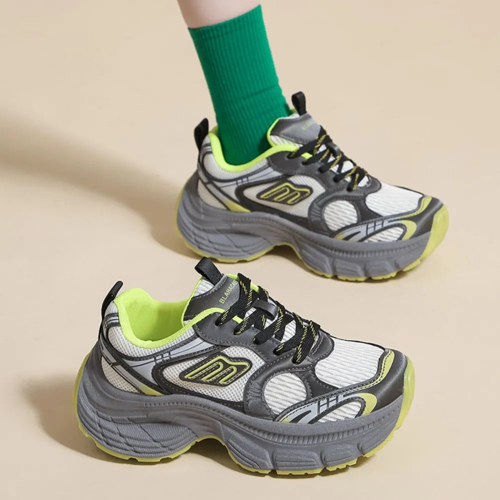 Tie Up Running Sport Shoes