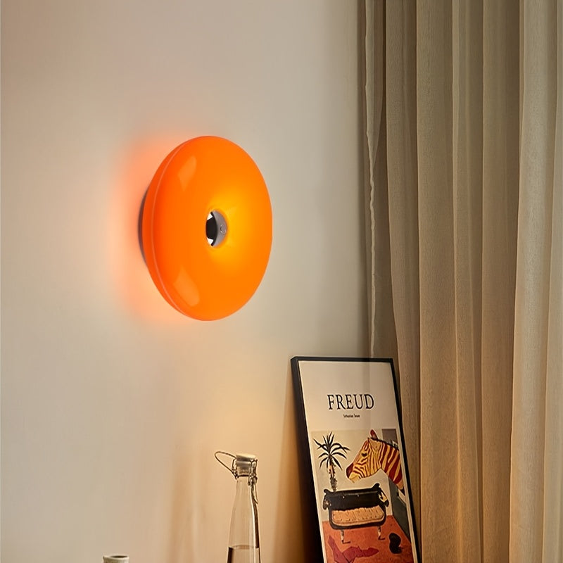 Contemporary Round LED Wall Light