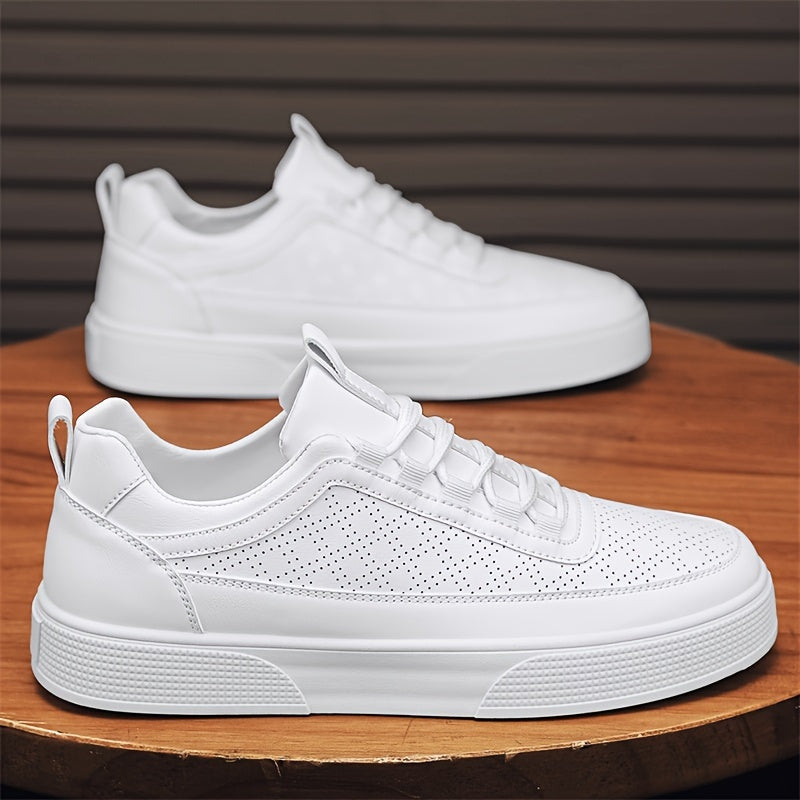 Classic White Casual Shoes For Men - VogeLuxe
