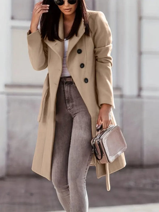 Warm Winter Classic Daisy Coat - VogeLuxe