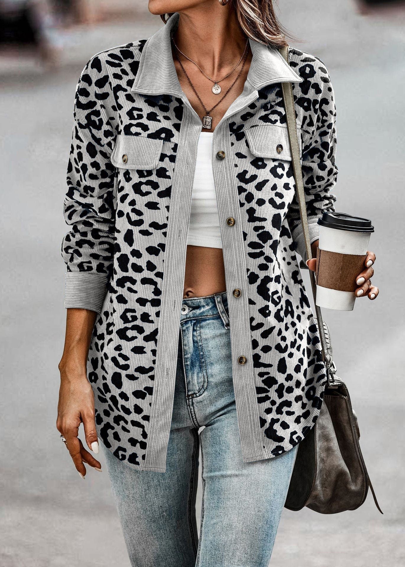 Stylish Leopard Coat - High Quality - Perfect for Spring