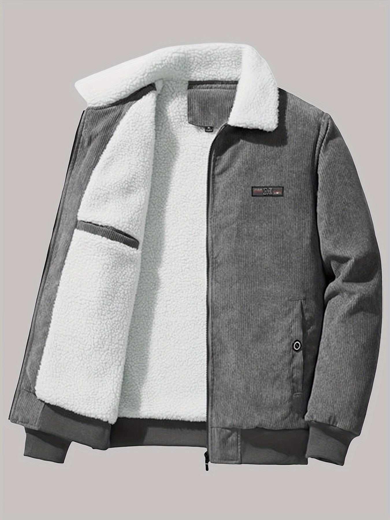 Relaxed Fit Vintage Men's Winter Coat
