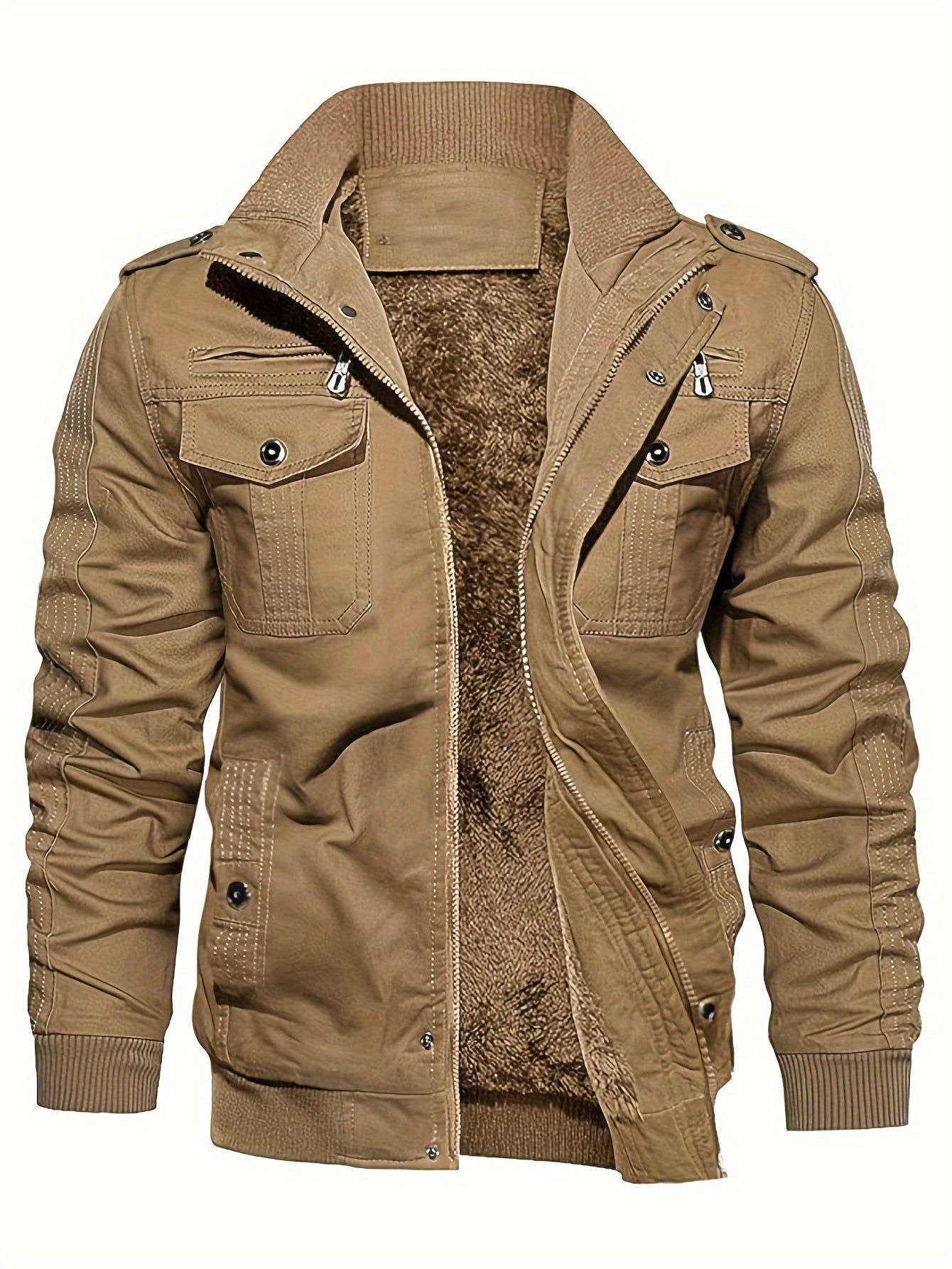 Warm Waterproof Mens Winter Jacket with Hood