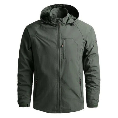 VogeLuxe | Men’s Outdoor Full Zip Hooded Jacket