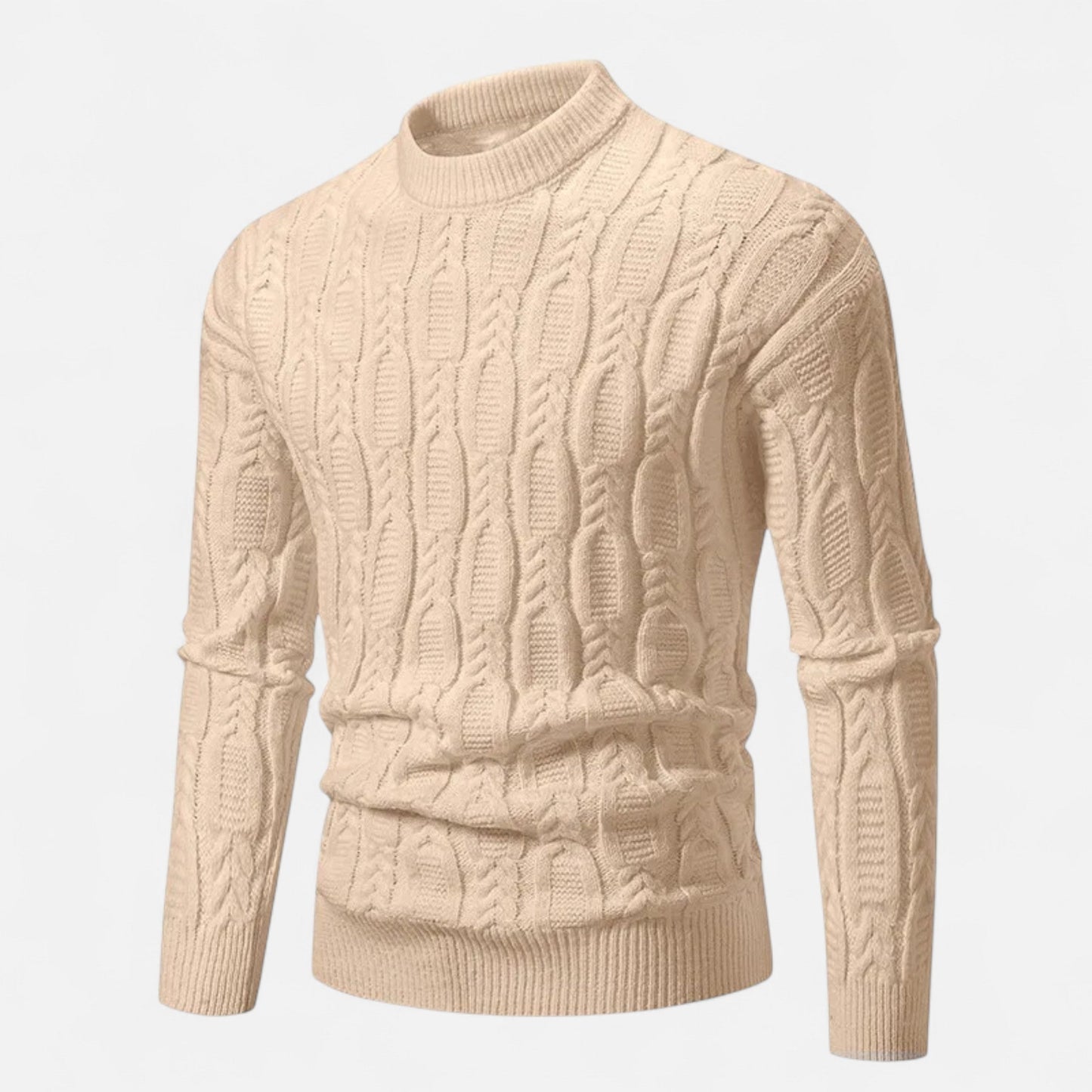 Men's Traditional Crew Neck Knitted Sweater