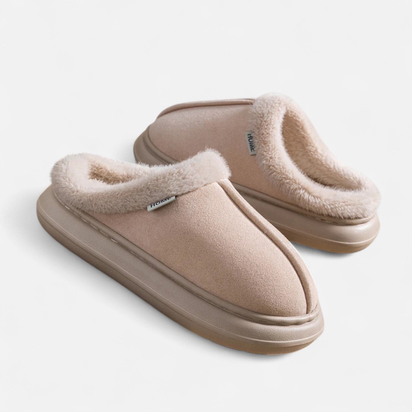 Soft Cozy Women's Faux Fur Platform Slippers