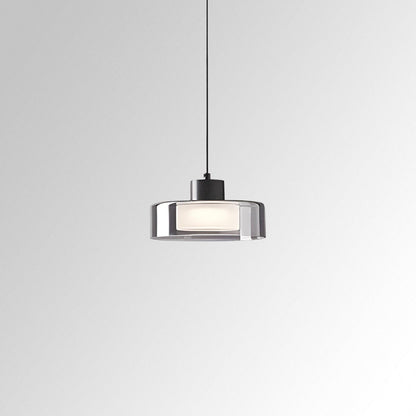 Sleek Clear Glass Hanging Lamp - VogeLuxe