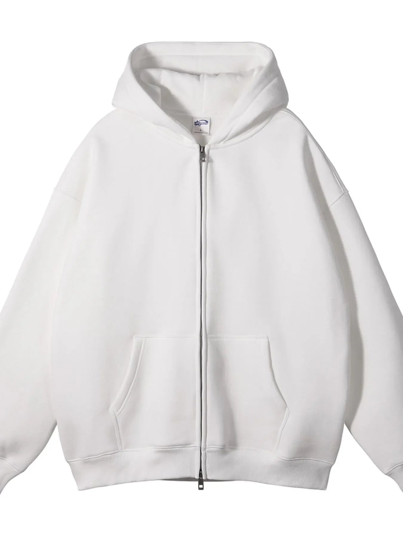 Warm Men's Zip Up Fleece Hooded Jacket