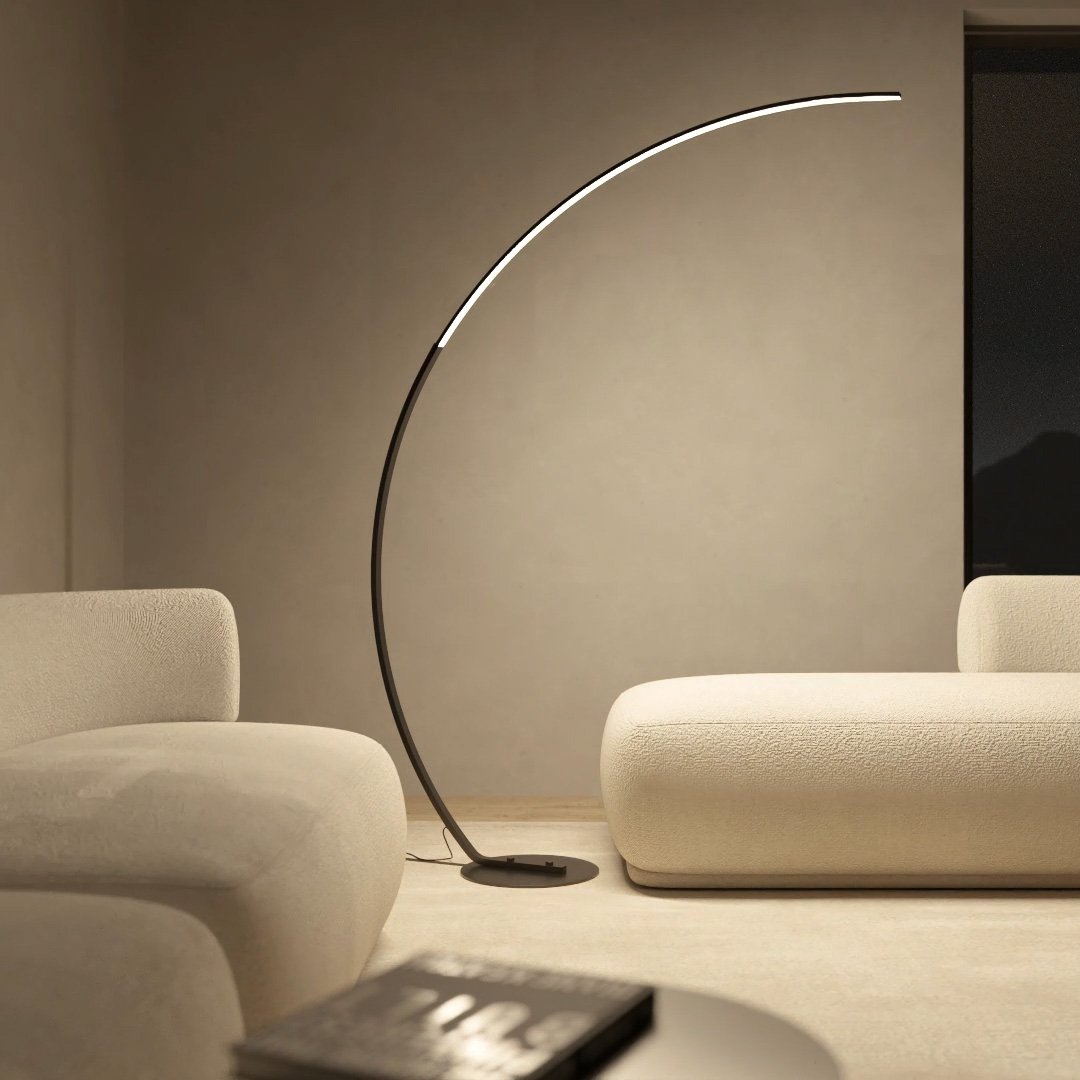 Bright Adjustable LED Floor Lamp with Dimmer Switch - VogeLuxe