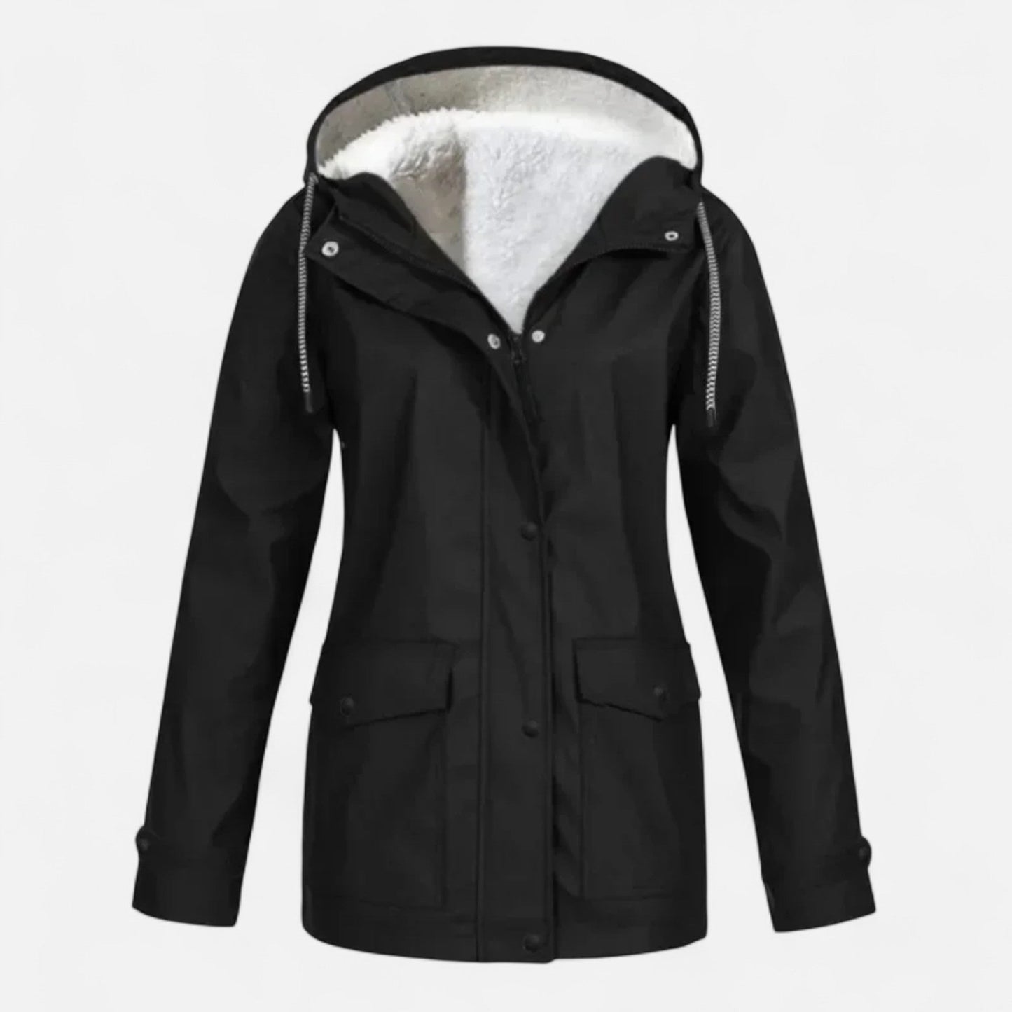 Warm Women's Velvet Waterproof Ski Jacket