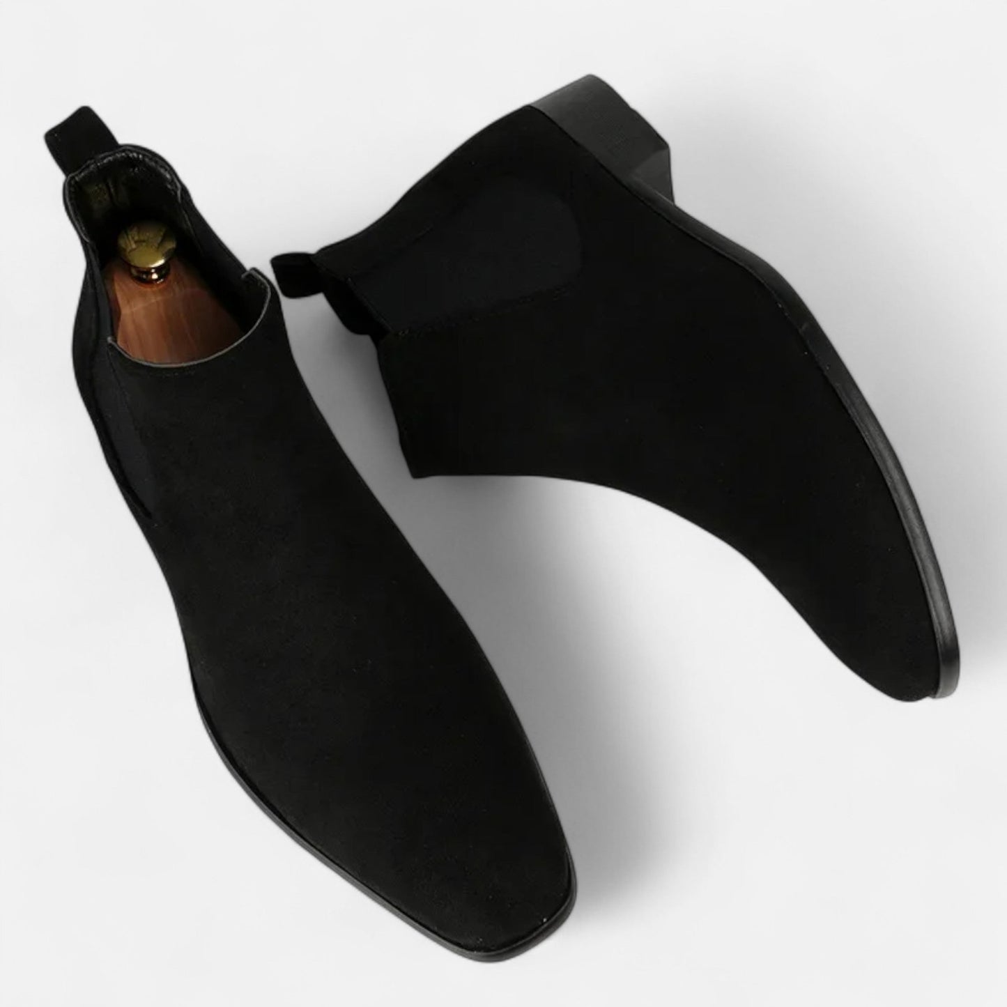 Luxury Men's Suede Chelsea Ankle Boots