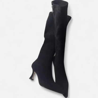 Luxury Suede High Heel Thigh Boots for Women