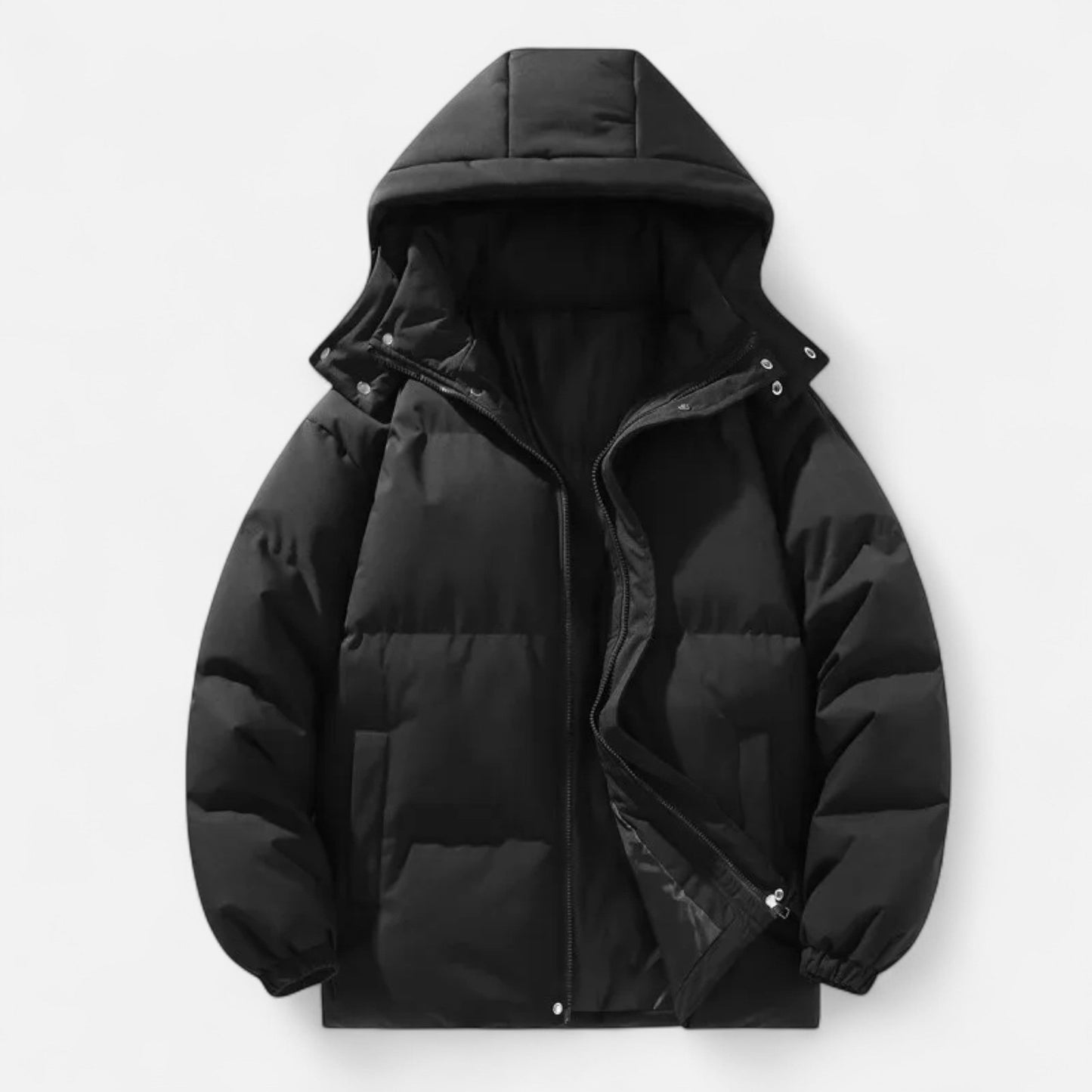 Waterproof Men's Removable Hood Padded Coat