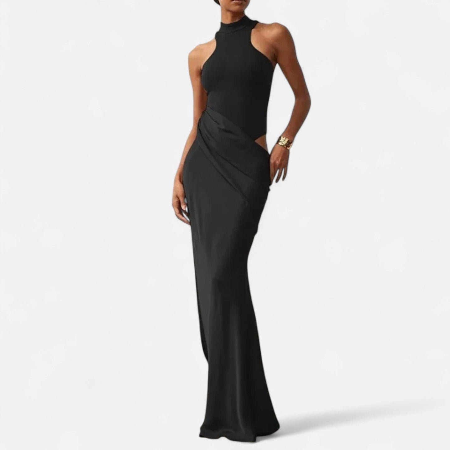 Luxurious Satin Maxi Dress for Women