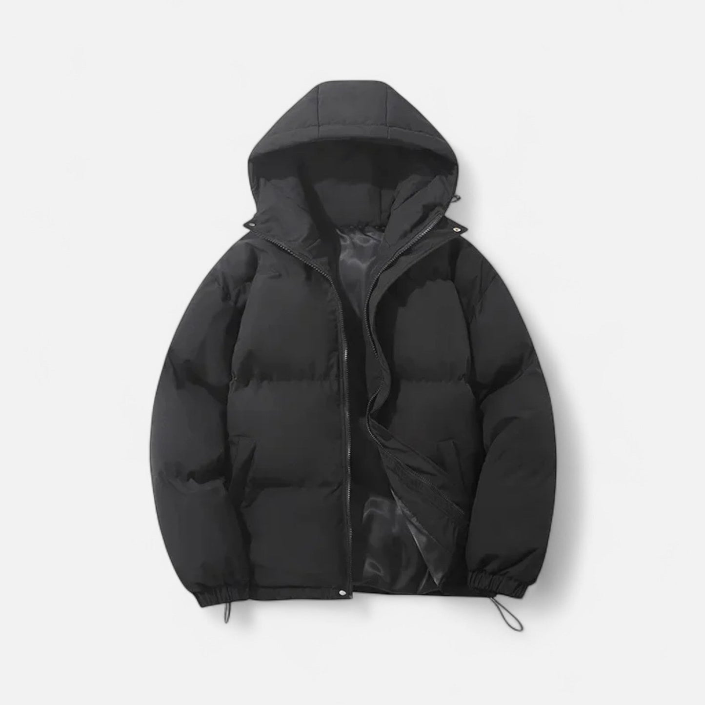 Warm Water Resistant Puffer Hoodie Jacket