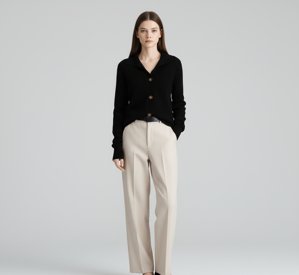 Women's Soft Wool Cardigan Sweater